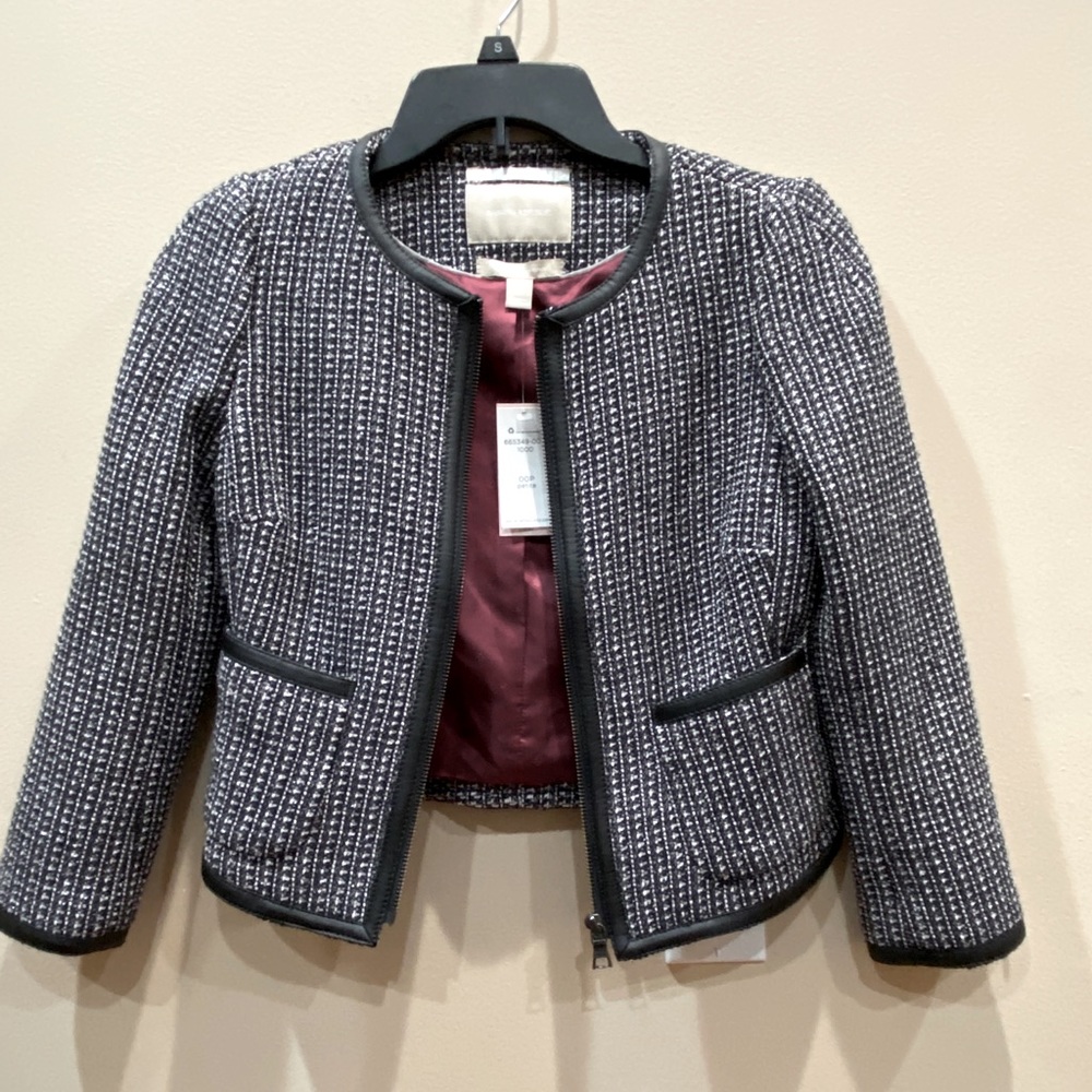 Banana Republic Italian fabric tweed jacket.